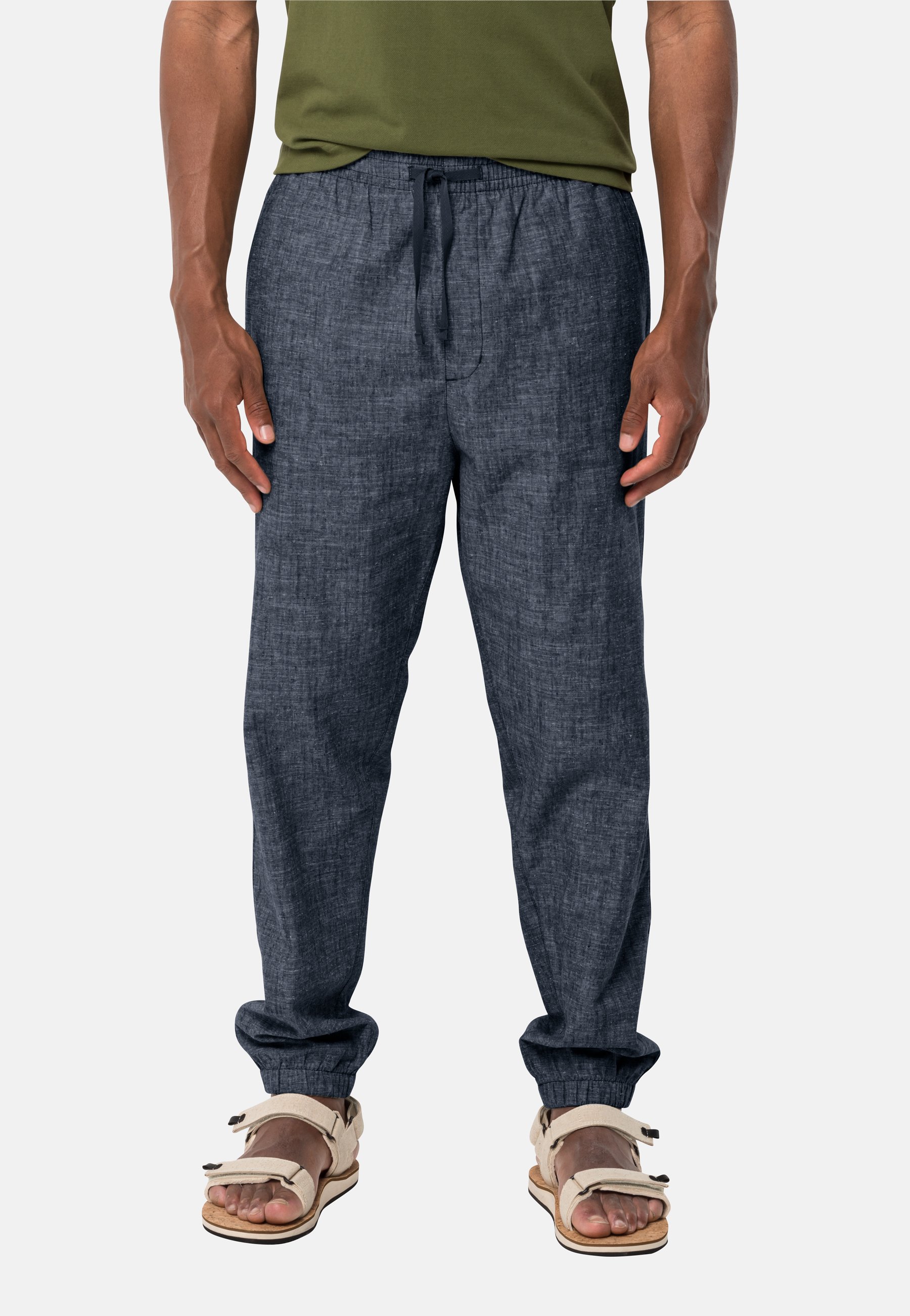 Jack Wolfskin M SANDROUTE PANTS M - Jogginghose - night blue/dark 