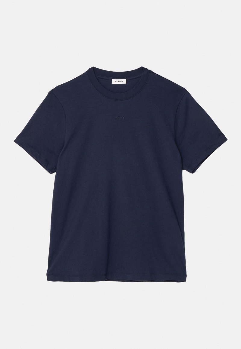 sandro T-shirt basic donkerblauw