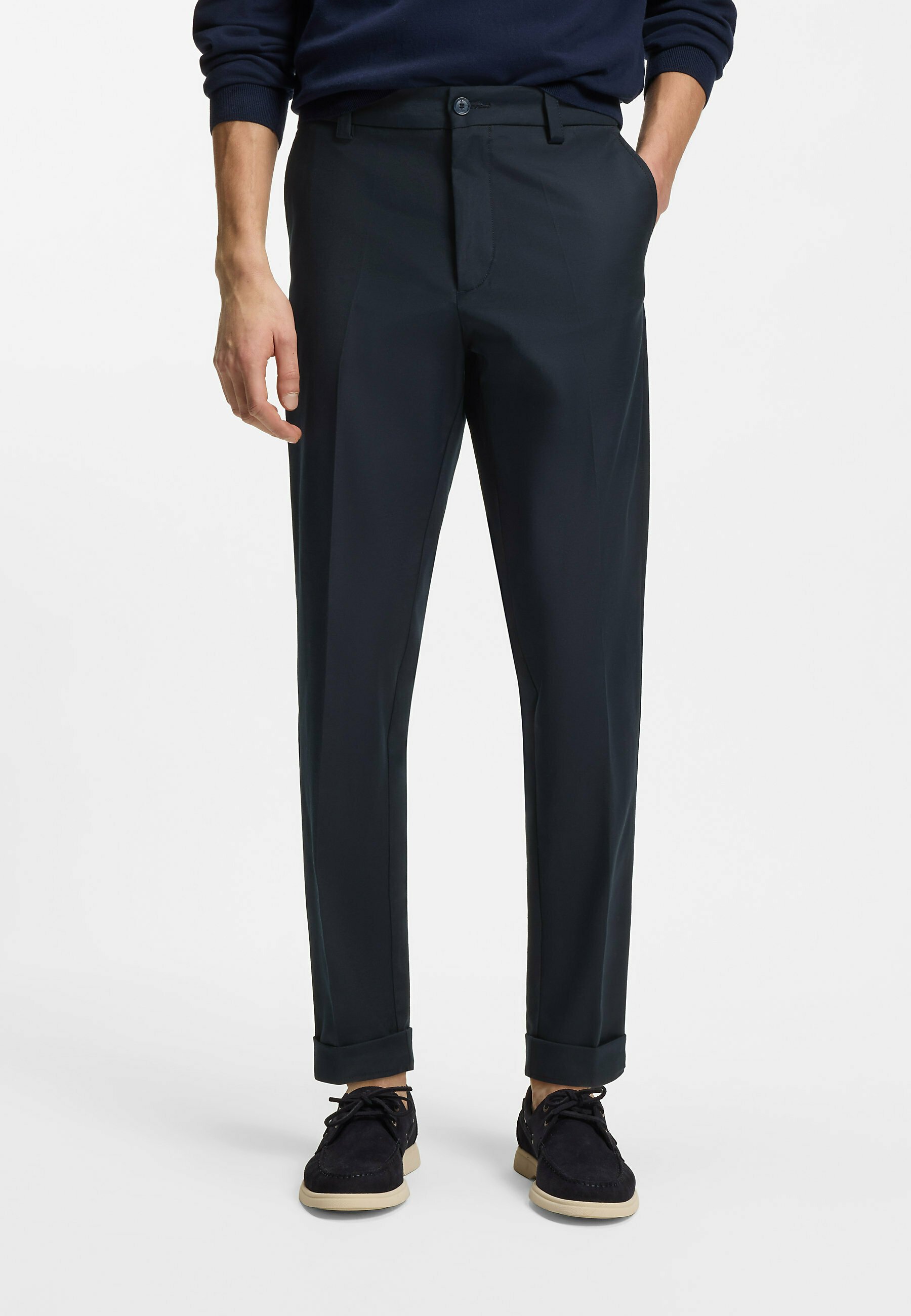 BOSS KAITO - Chino - dark blue/dunkelblau - Zalando