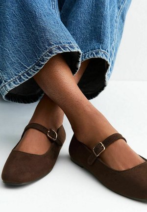 New Look, DARK    MARY JANE BALLET FLATS - Ballerina shoes - dark brown