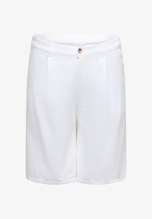 ONLY Carmakoma, Bermuda CARDAVINA-SOFT Mid waist Loose Fit - Kratke hlače - bright white