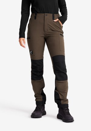 NORDWAND HIGHWAIST STRETCH  - Tygbyxor - mud