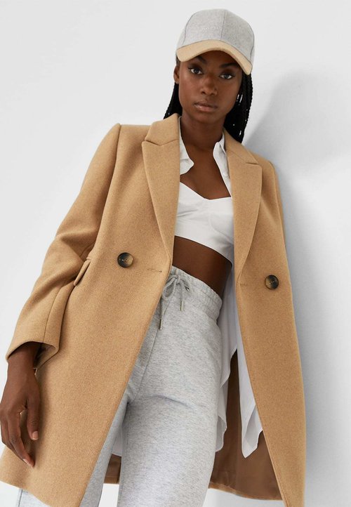 Trendy Clothes Veste Longue Camel Zalando Veste Stradivarius Beige