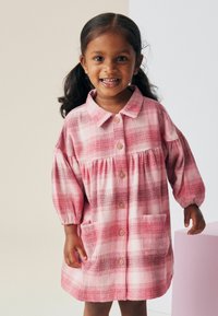 Next Robe chemise - red pink check
