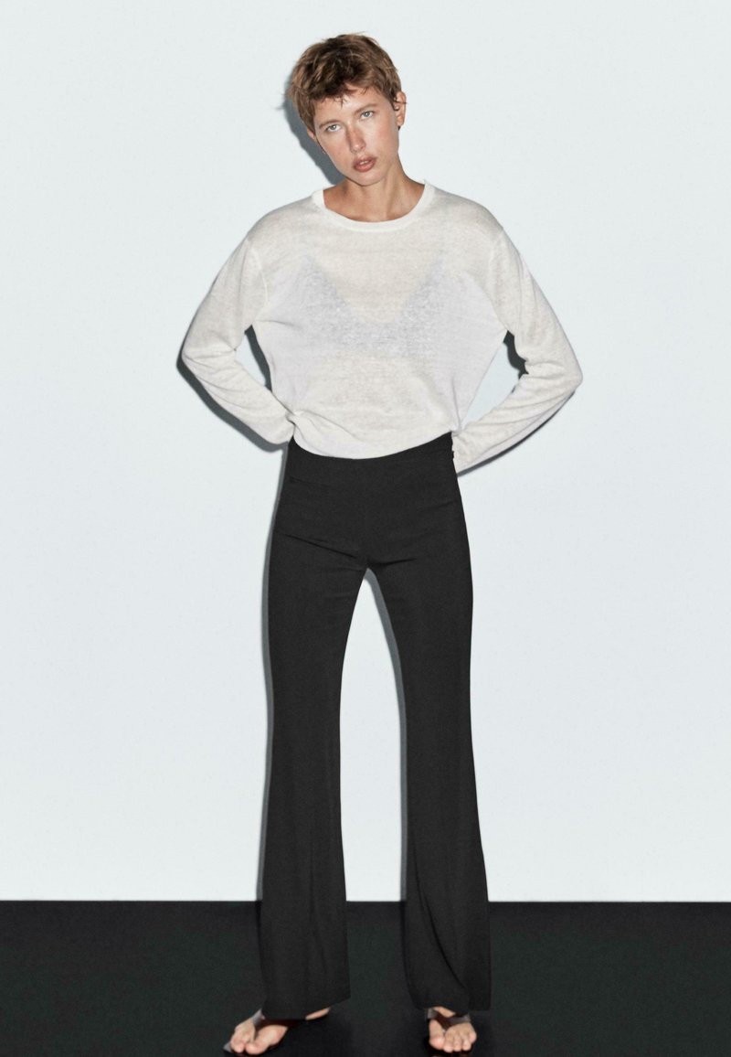 Wide Leg Black Massimo Dutti Massimo Dutti Straight Black Denim