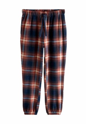 REGULAR FIT - THERMAL CUFFED CHECK - Nachtwäsche Hose - plum purple