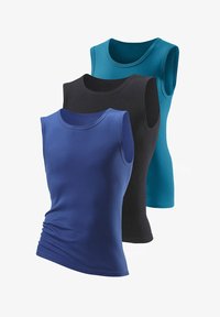 Unausgewählt, royalblau schwarz petrol