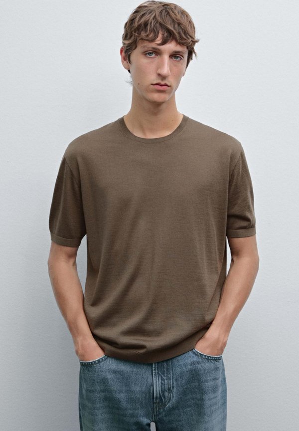 SHORT SLEEVE - Basic T-shirt - khaki