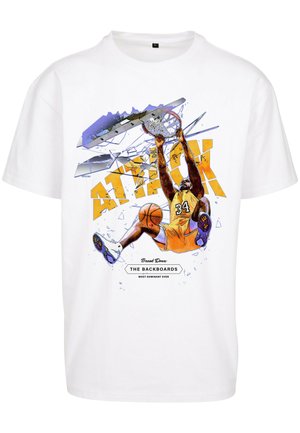 Upscale by Mister Tee, ATTACK PLAYER - Print T-shirt - white