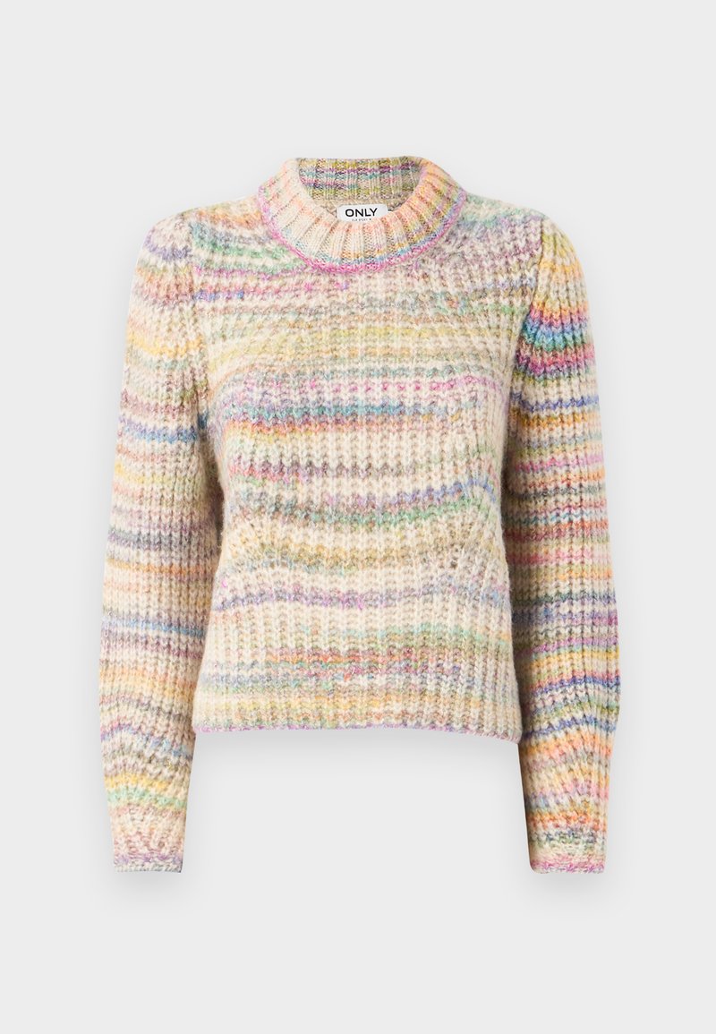 Long Pullover Only Lang Strickpullover ONLY Strickpullover Mustard