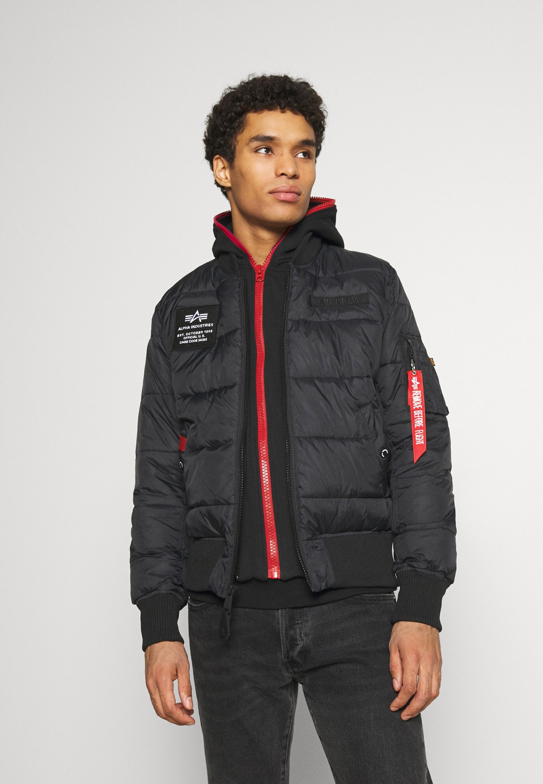 Alpha Industries Vinterjakke schwarz Zalando.no Alpha Industries Vinterjakke schwarz Zalando.no