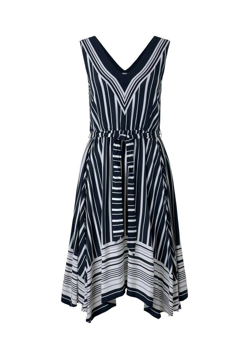 Damen Freizeitkleider | TOM TAILOR Freizeitkleid navy white vertical stripe/dunkelblau - OO02363 Damen Freizeitkleider | TOM TAILOR Freizeitkleid navy white vertical stripe/dunkelblau - OO02363