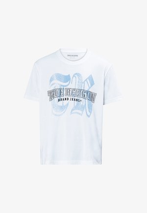 True Religion, TRUE RELIGION T-SHIRT CRYSTAL - T-shirt print - white