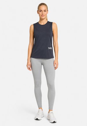 Hummel, ÄRMELLOSES WORKOUT TANKTOP 2 PACK RUNDHALSAUSSCHNITT - Top - dunkelblau