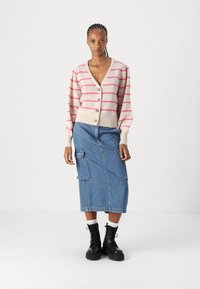 JDY SIGRID LIFE VNECK STRUC - Gilet - beige