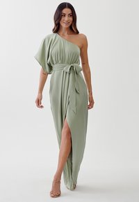 CHANCERY KRESLEY  - Dolga obleka - sage green