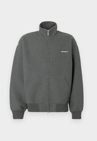 ALDA ZIP SWEAT JACKET - Gilet - black/white