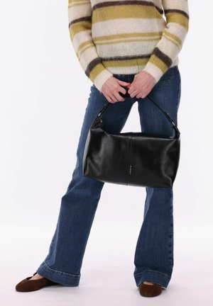 Burkely, MYRA WIDE HOBO - Handbag - black