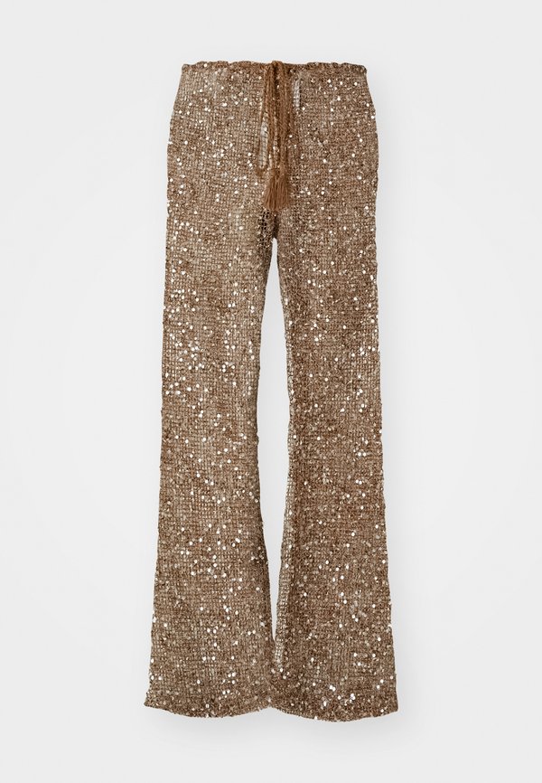SEQUIN DRAWCORD TROUSERS - Trousers2