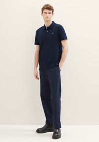 TOM TAILOR BASIC WITH CONTRAST - Pólóing - sky captain blue