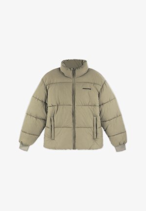 Pegador SOLIN CRUSHED PUFFER JACKET - Winterjacke - mud beige