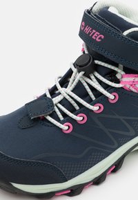 HI-TEC BLACKOUT MID WP UNISEX - Hikingskor - light navy/light mint/light fuchsia