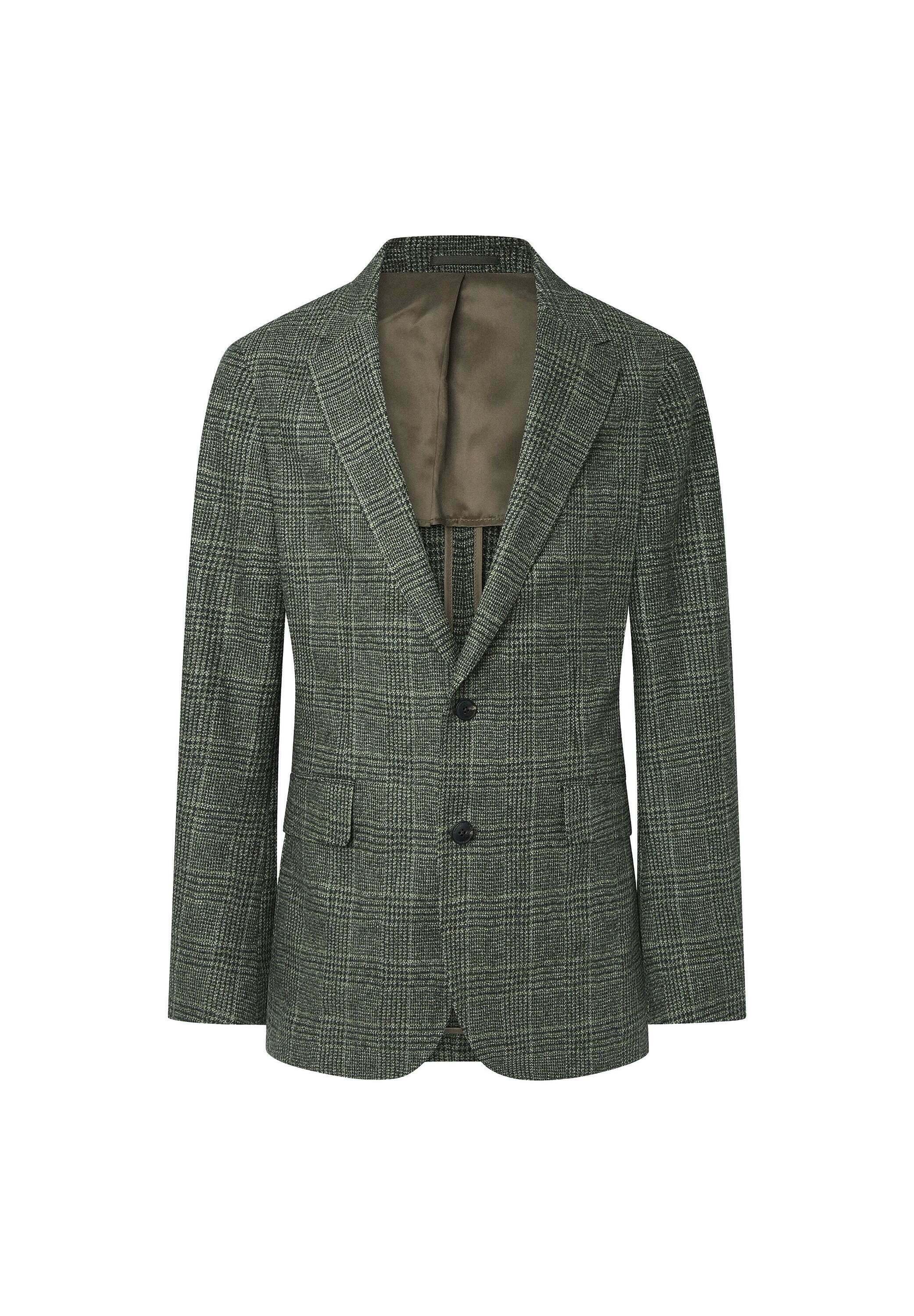 Hackett London ジャケット グリーン Hackett London Garment-Dyed Stretch Cotton Piqué Textured