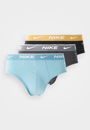 BRIEF 3 PACK - Trosor - denim turq/infi gold/ant move