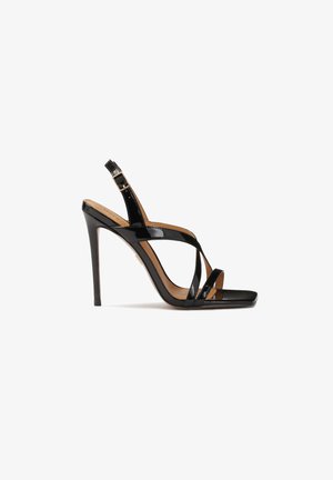 FLAME - Sandali con tacco - black