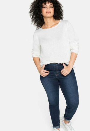 Sheego, Jeggings - dark blue denim