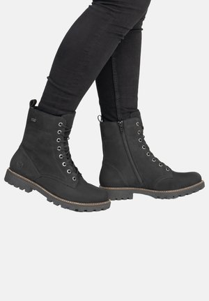 Remonte, REMONTE SCHNÜRSTIEFEL D8489 - Ankle Boot - black