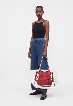 Lancel, MY FLIRT - Shopping bags - off-white/red