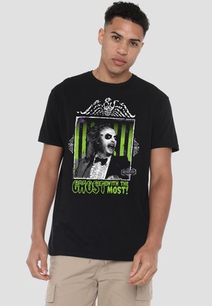 Cotton Soul, BEETLEJUICE/GHOST - Print T-shirt - black