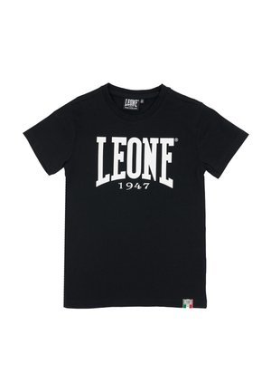 LEONE 1947, BOY SHORT SLEEVES BIG LOGO - T-shirt imprimé - black