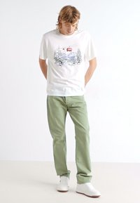 Levi's® ORIGINAL - Džíny Straight Fit - green night shades