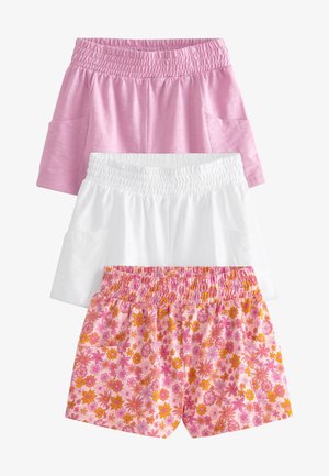 3 PACK - Shorts - pink white fun swirl print