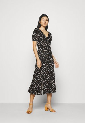 Jersey dress - black/multicolor