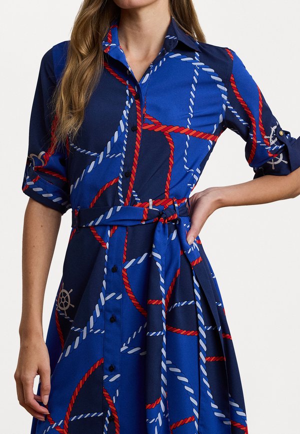 ROPE PRINT CREPE SHIRTDRESS - Shirt dress3