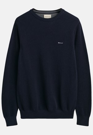 GANT C-NECK - Jumper - evening blue