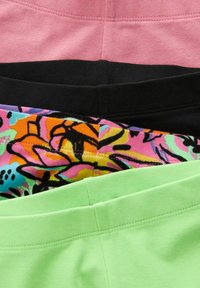 Next CROPPED 4 PACK STANDARD - Leggingek - Nadrágok - pink  black lime green bright tropical