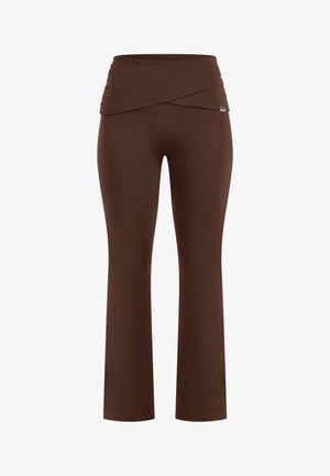 Smilodox, SCHLAGHOSE LEGGINGS FLOREA - Tights - braun