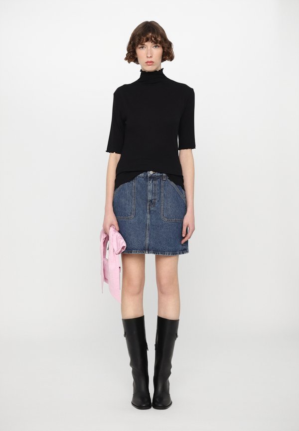 MOCK NECK TEE - Print T-shirt3