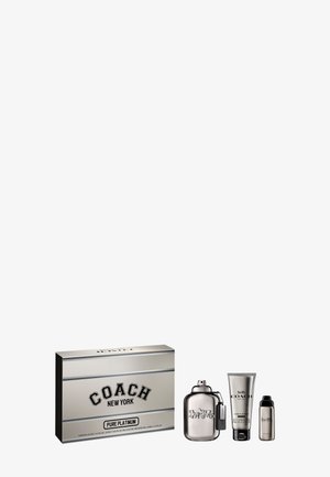 Coach Fragrances PURE PLATINUM GIFT SET PARFUM + SHOWER GEL + TRAVEL SIZE - Fragrance set