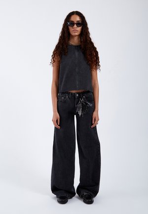 Dr.Denim, RHUE LOW WIDE - Broek - retro black