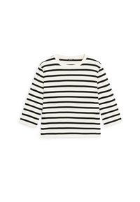 STRIPED 3/4 LENGHT SLEEVES - Longsleeve - beige