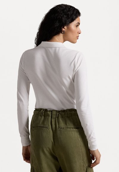 Polo Ralph Lauren JULIE LONG SLEEVE - Pólóing - white
