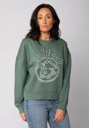 NATUR IST SCHÖN - Sweatshirt - green bay