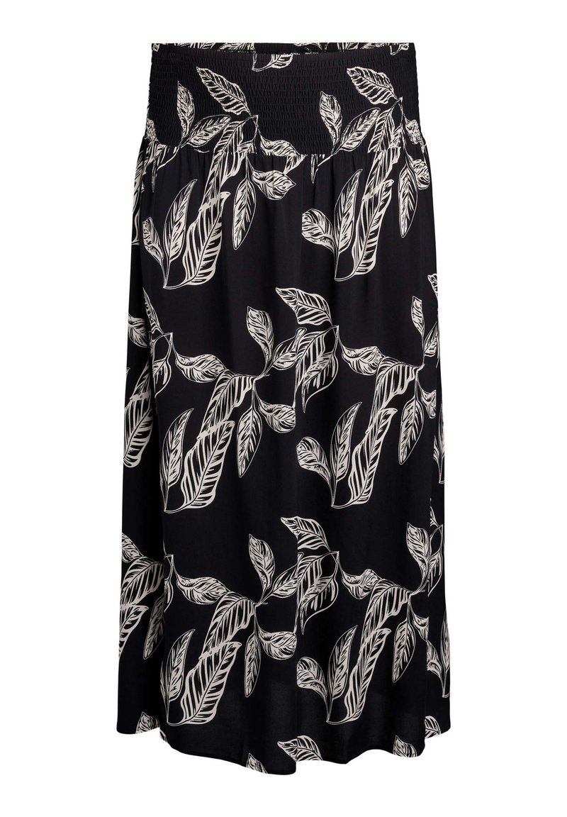 Zizzi Maxirock - black leaf