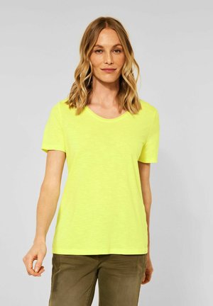 IN UNIFARBE - Basic T-shirt - gelb