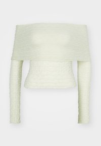 FOLD OVER - Bluză cu mânecă lungă - off white